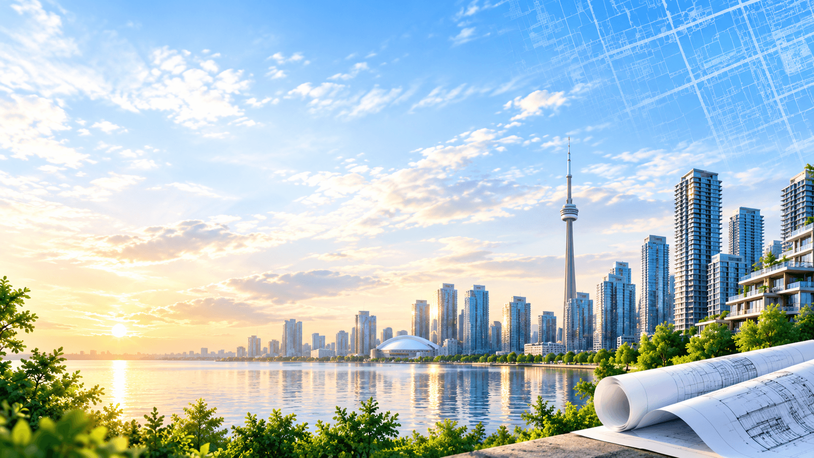 Toronto skyline architecture